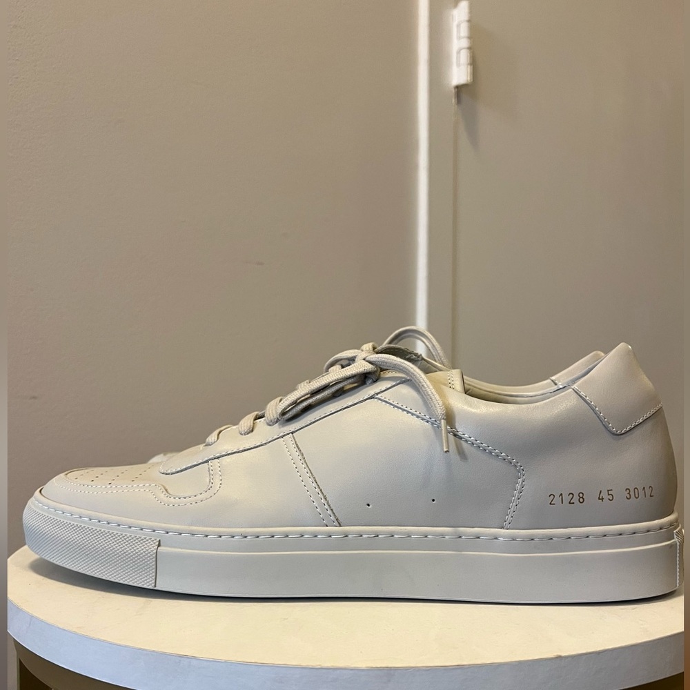 Brand New Common Projects BBall Leather Sneaker (Carta Grey, Size 12 / 45 US)